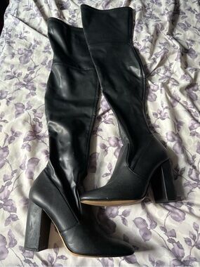 Aldo Over-the-Knee Block Heel Boots